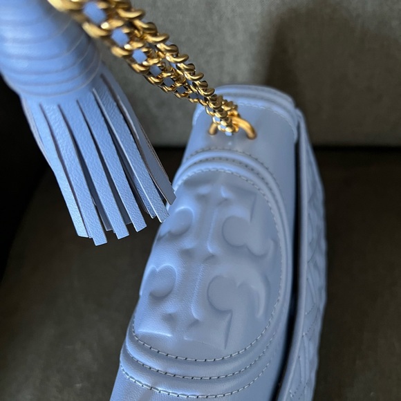 *RARE* Tory Burch Fleming lotus blue 💙 - Picture 4 of 8